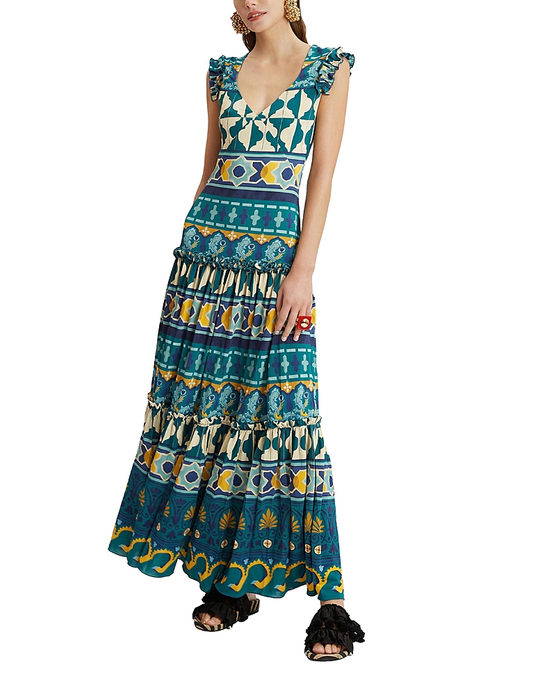 La DoubleJ Pimento Dress (Placee) Casareale Barre' Pla Emerald