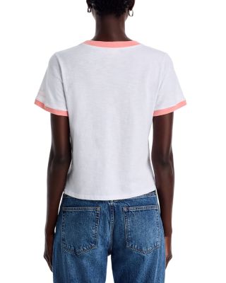 Paris New York Ringer Tee