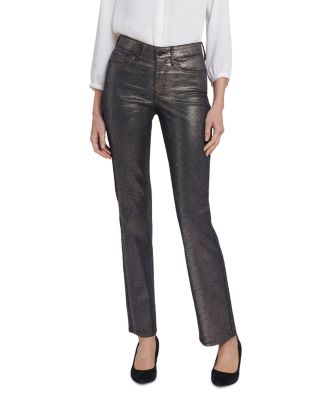 NYDJ - Marilyn Metallic Snake Embossed Pants