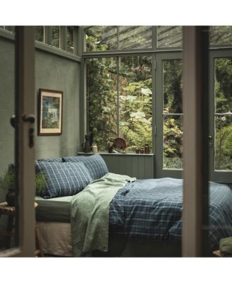  Heathcliff Check Cotton Duvet Cover, Queen