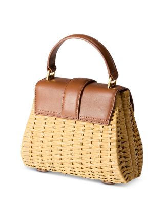Small Wicker Avenue Bag