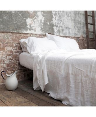  Linen Fitted Sheet, King