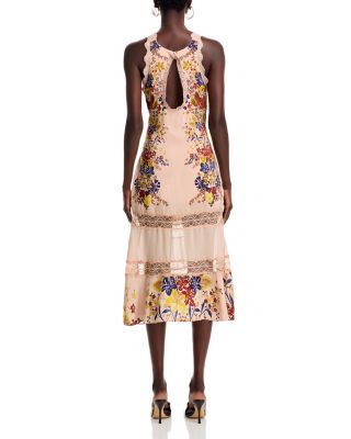 Floral Lace Slip Dress