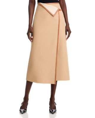 Reversible Wide Notch Lapel Jacket & Skirt