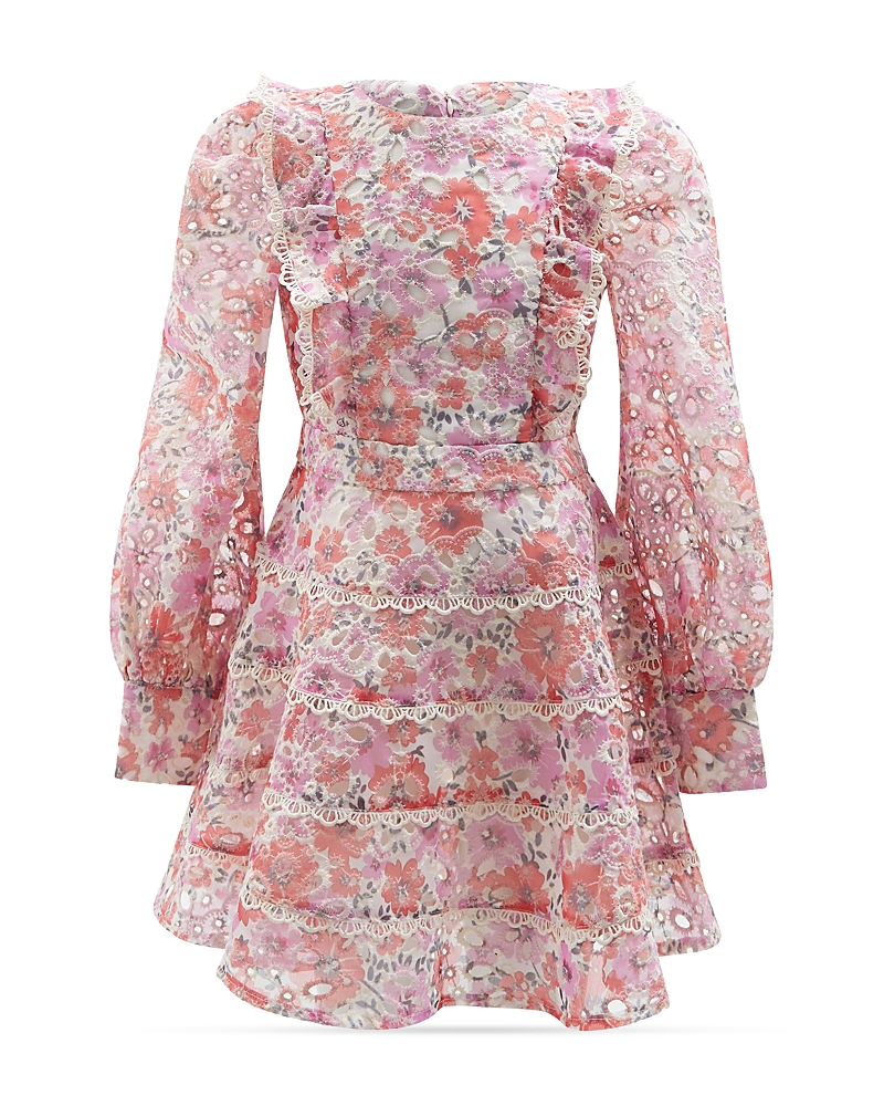 Shop Bardot Junior Girls' Odette Mini Dress - Little Kid, Big Kid In Bright Floral