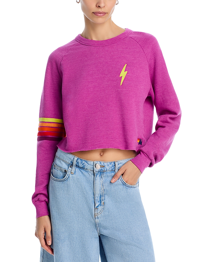 AVIATOR NATION LIGHTNING BOLT LOGO SWEATSHIRT