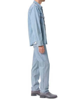 Waldon Relaxed Fit Straight Leg Jeans in Circuit Blue