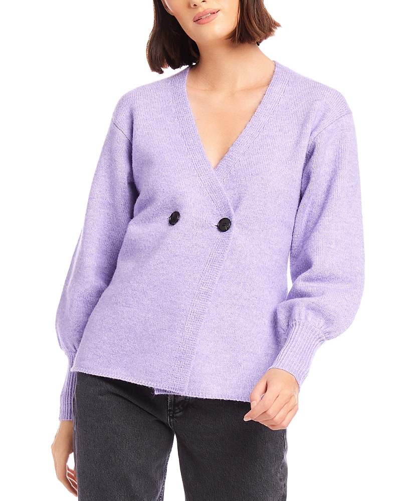 Shop Fifteen Twenty Lucy Cardigan In Lily