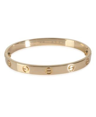 Pre-Owned Cartier Love 18k Yellow Gold Bracelet