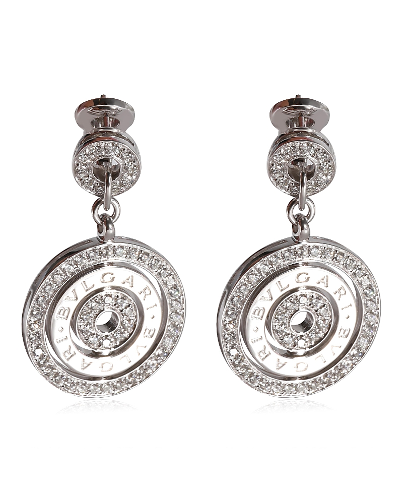 Pre-owned Pre-owned Bvlgari Bvlgari Astrale 18k White Gold Earrings