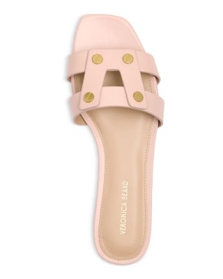 Women's Via Leather Slide Sandals