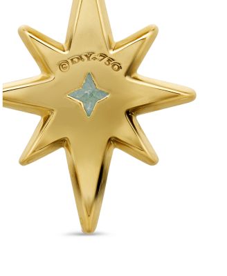 Cable Collectibles&reg; North Star Birthstone Charm in 18K Yellow Gold with Aquamarine