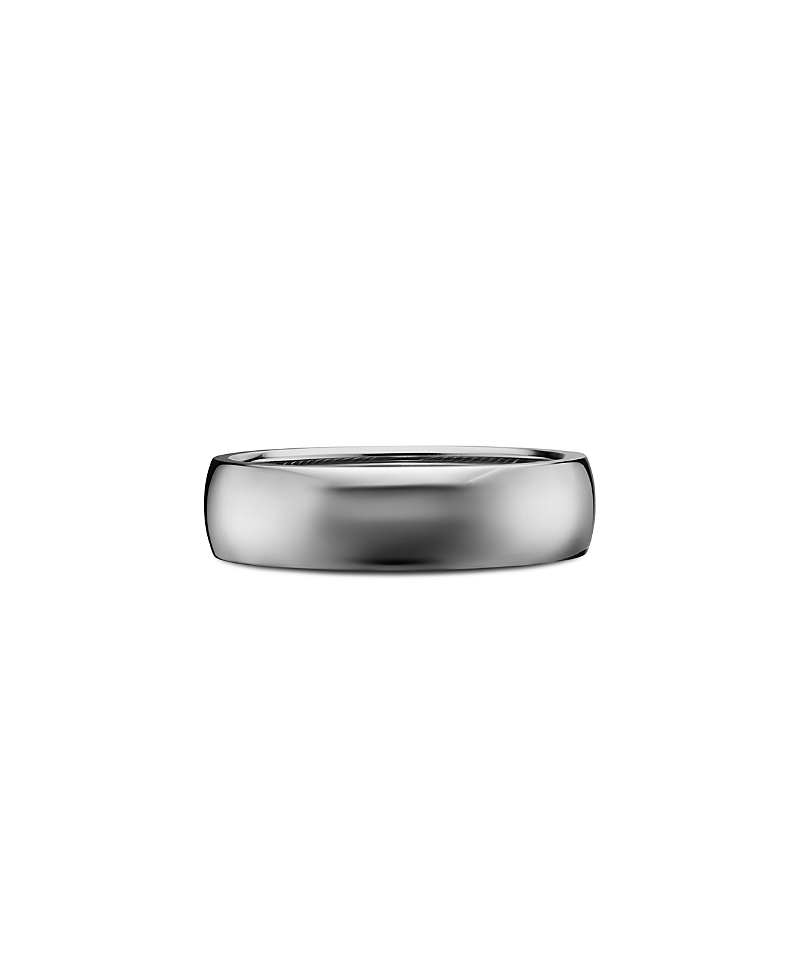 David Yurman Men's Gray Titanium Classic Polished Band