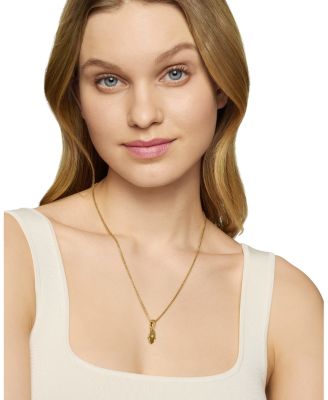 Hamsa Amulet with Diamonds in 18K Gold