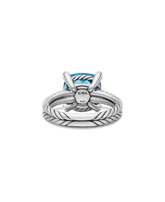 Ch&acirc;telaine&reg; Ring with Blue Topaz and Diamonds