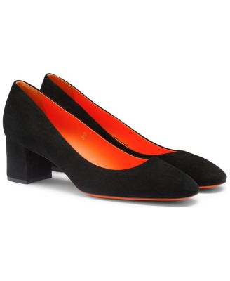  Women's Fight Suede Low-Heel Pump