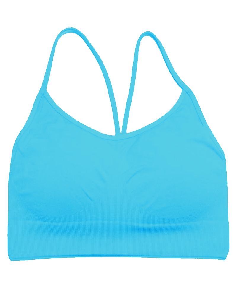 Malibu Sugar Solid Bra Cami (10-14 - Big Kid In Turquoise