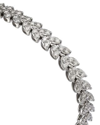 Diamond Tennis Bracelet in 14K White Gold, 5.25 tcw