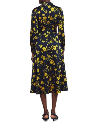 Amelia Satin Shirt Dress