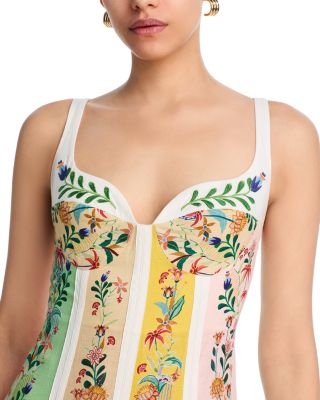 Floral Striped Dress