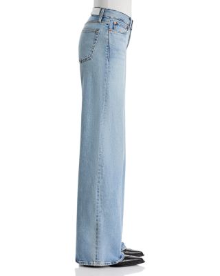 Mid Rise Wide Leg Jeans in Mid 90s