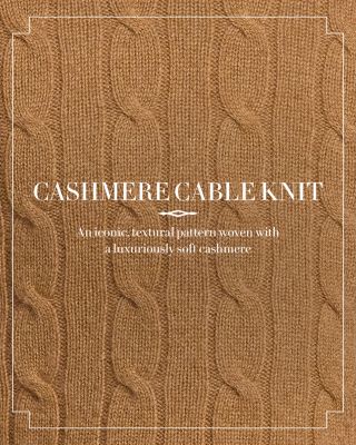 Cable Knit Cashmere Sweater