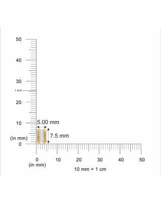 Diamond Baguette Beaded Pendant Necklace in 18K Yellow Gold, 0.35 tcw, 16"-20"