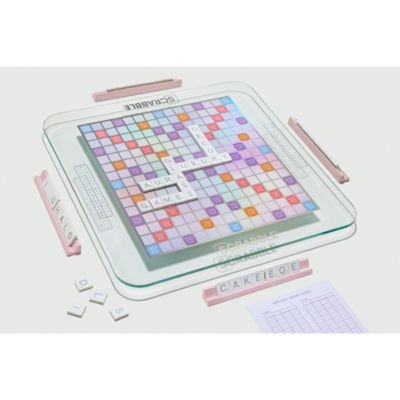 Scrabble Aura Glass Game