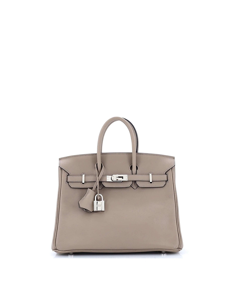 Pre-owned Pre-owned Hermes Hermes Birkin 25 Handbag Grey Togo With Palladium Hardware In Gris Asphalte
