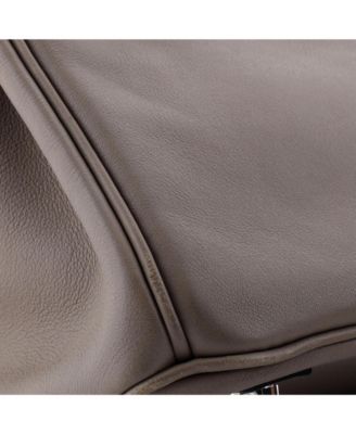  Birkin 25 Handbag Grey Swift with Palladium Hardware