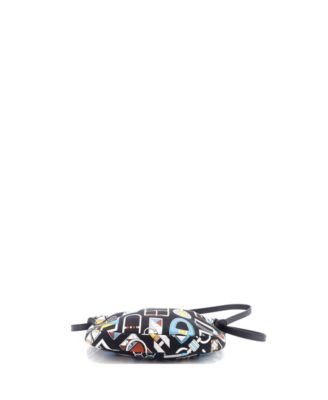  Sursoie To Go Pouch Printed Silk and Leather