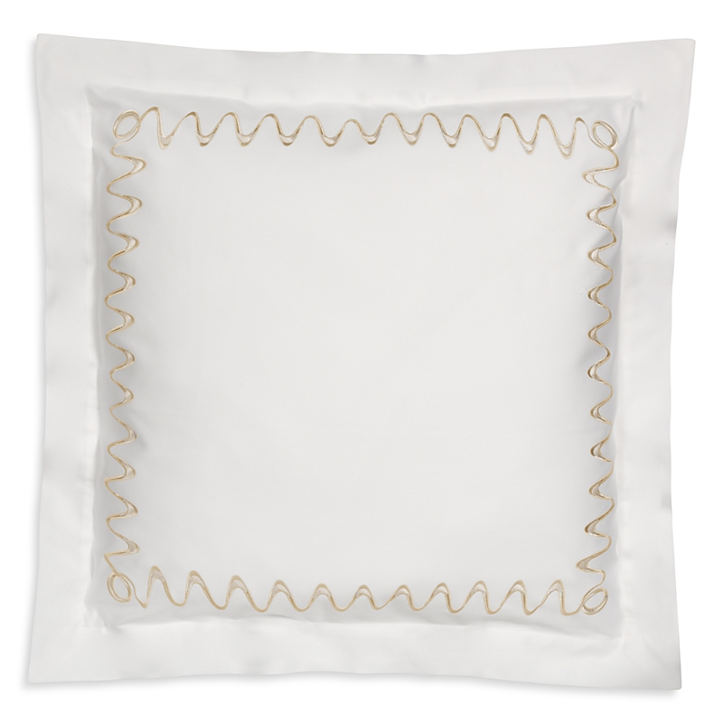 Dea Luxury Linens Dea Palm Beach Tc Pelago Embroidery Euro Sham