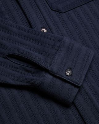 Belza Regular Fit Long Sleeve Textured Shirt