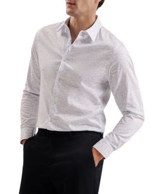 Ted Baker - Lovelad Slim Fit Floral Long Sleeve Shirt