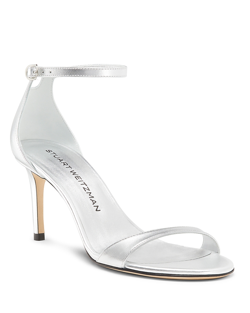 Stuart Weitzman , Nudistsong, Last Chance, White, Patent