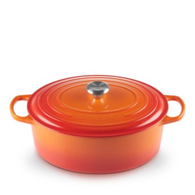8-Qt. Enameled Cast Iron Signature Oval Dutch Oven