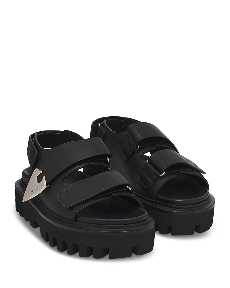 Mcqueen Alexander McQUEEN Men's S. Rubber Strap Sandal
