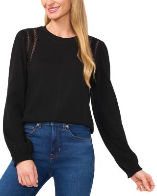 CeCe Lace Inset Swing Top