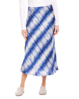 Karen Kane - Printed Satin Midi Skirt