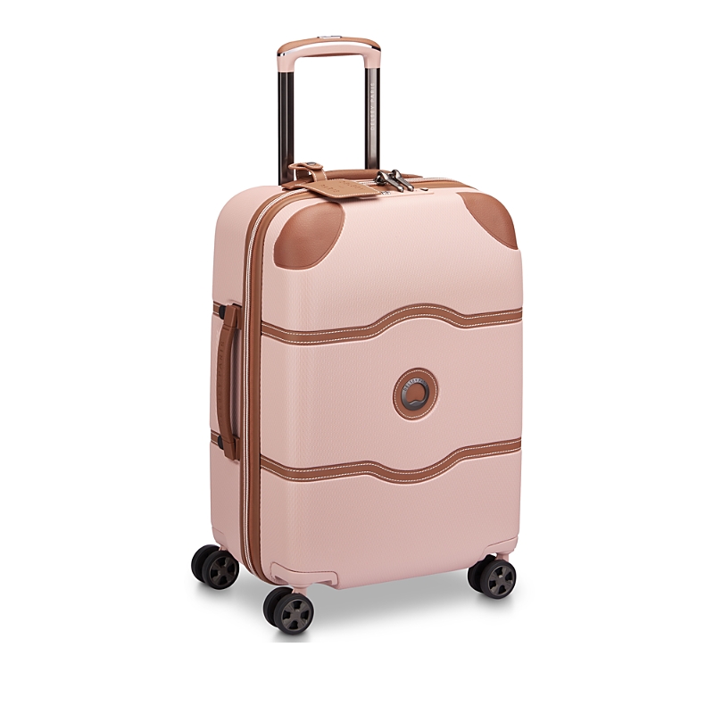 Delsey Paris Delsey Chatelet Air 2 Carryon Spinner Suitcase In Light Pink