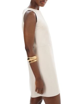 Lozana Reversible Leather Mini Dress