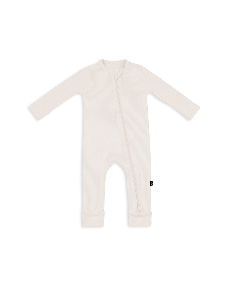 Kyte Baby Unisex Zip Up Ribbed Coverall - Baby
