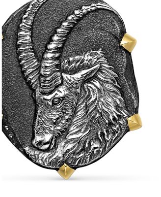 Sterling Silver & 18K Yellow Gold Zodiac Capricorn Amulet Enhancer