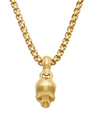 18K Yellow Gold Extra Small Skull Charm with Diamonds