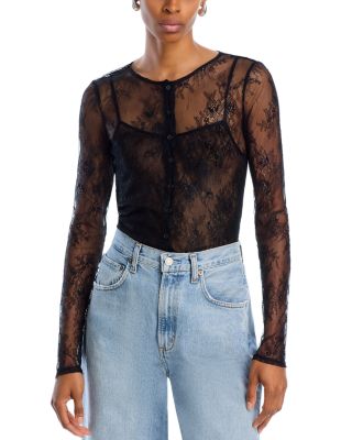 WAYF - Penelope Lace Camisole & Cardigan Set