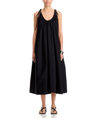 Gathered Midi Dress