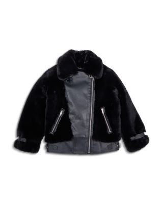 The Kooples Faux Fur Aviator Jacket