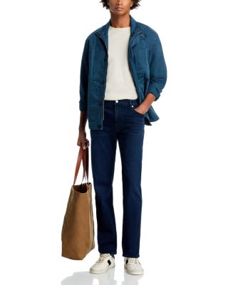 Jet Set Modern Slim Straight Jeans in Jet Indigo