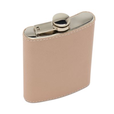 Warren Stainless Steel and Full Grain Leather Flask 