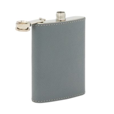Warren Stainless Steel and Full Grain Leather Flask 